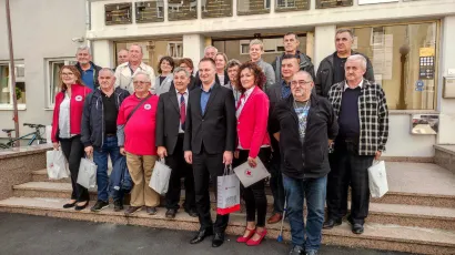 Zajednička fotografija svih davatelja/ Foto: Deni Marčinković