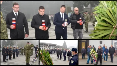 Uoči blagdana Svih svetih u Bjelovaru i Čazmi odana počast preminulima/Foto: Grad Bjelovar/ D. Kirin 