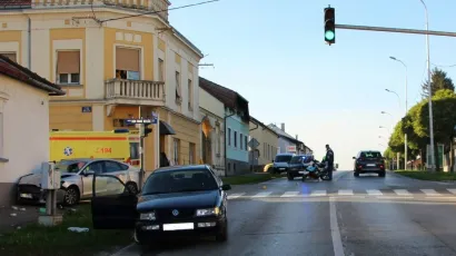 Nesreća se dogodila u ulici Matije Gupca u Bjelovaru/Foto: PU bjelovarsko-bilogorska