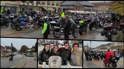 Vi&scaron;e od 200 motociklista prodefiliralo je danas kroz Daruvar/Foto: Moto klub Daruvar