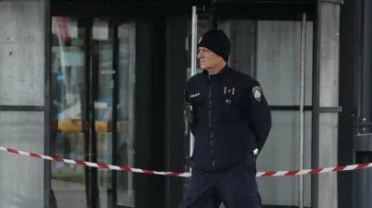 Policija ispred Općinskog građanskog suda u Zagrebu zbog dojave o bombi/Foto: Davor Pongracic/CROPIX