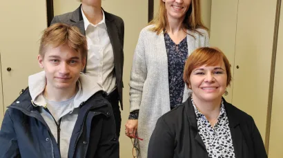 Potpora je uvijek tu. Uz Ihora su uvijek razrednica Ribana, psihologinja Elizabeta i ravnateljica Romana/Foto: Martina Čapo