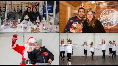 Izabran je najljep&scaron;i &scaron;tand i kućica, a ljudi su uživali u nastupu mažoretkinja i posjetu Djeda Božićnjaka/Foto: Predrag Uskoković/Grad Daruvar