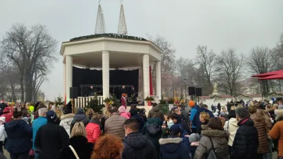 Dječji doček privukao je veliki broj Bjelovarčana/ Foto: Deni Marčinković