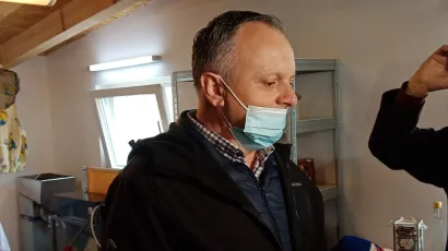 Goran Pranjić, predsjednik Pčelarske udruge Bilogora/ Foto: Deni Marčinković 