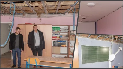 Pirak obi&scaron;ao O&Scaron; Čazma i uputio kritike izvođaču energetske obnove/ Foto: D. Kirin