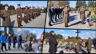 Pretužna lica članova obitelji i suboraca poginulih branitelja/Foto: Martina Čapo
