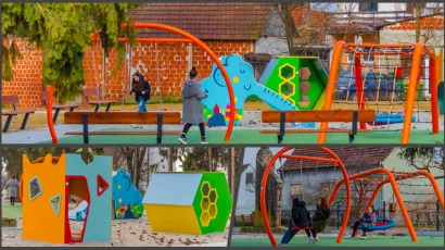 Sredi&scaron;te Draganca zasjalo u novom ruhu/ Foto: D. Kirin