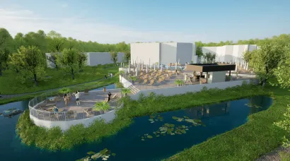 Vizualizacija moderniziranih Daruvarskih toplica/Izvor: Zelena gradnja d.o.o.<br>