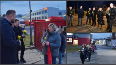 HSLS i ove godine Dan žena obilježio ispred bjelovarskog Koestlina/ Foto: Branka Sobodić