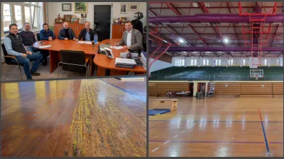 Daruvarska dvorana trebala bi dobiti iznimno kvalitetnu podlogu/ Foto: Predrag Uskoković/Grad Daruvar
