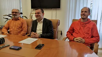 Denis Hladi&scaron;, Dario Hrebak i Ivan Ožegović/ Foto: Deni Marčinković