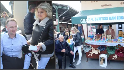 Hvalevrijedna akcija na bjelovarskoj tržnici/ Foto: BBŽ