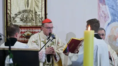 Zagrebački nadbiskup kardinal Josip Bozanić predvodio je euharistijsko slavlje/ Foto: Vanesa Pandzic/CROPIX