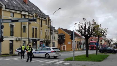 Policija zbog očevida regulira promet u tom dijelu grada/Foto: MojPortal.hr