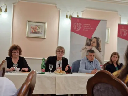 Milada Sofka, prim.dr.sc. Paula Podolski, ginekolog Vladimir Bartoš i Ivana Kalogjera/Foto: Dijana Puhalo/MojPortal.hr