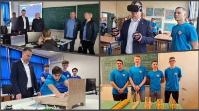 Župan Maru&scaron;ić posjetio je Tehničku &scaron;kolu Bjelovar koja slavi 60. obljetnicu rada/Foto: BBŽ