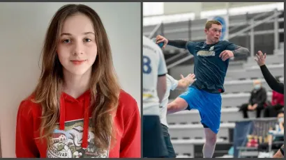 Elena Pavlić i Romario Fiala najbolji su daruvarski sporta&scaron;i za 2022. godinu/ Foto: Privatni album