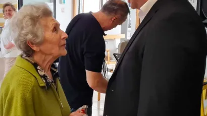 &Scaron;tićenice doma htjele su porazgovarati i sa županom Maru&scaron;ićem/Foto: BBŽ