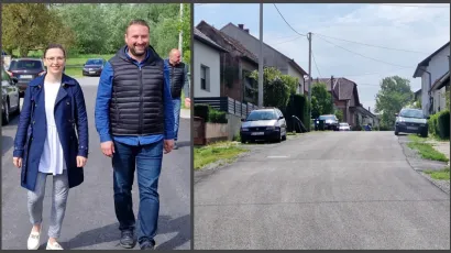 Ulica Branimira Markovića napokon dobila novi asfalt/ Foto: Grad Bjelovar