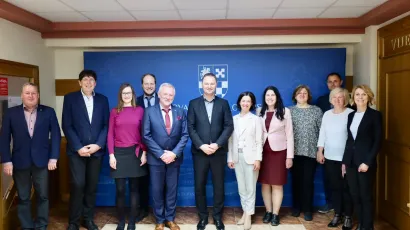 Župan Maru&scaron;ić sa suradnicima primio je delegaciju Plzenske županije/ Foto: BBŽ