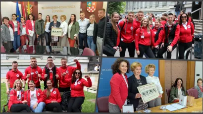 Prijem povodom Tjedna Crvenog križa/ Deni Marčinković/privatni album