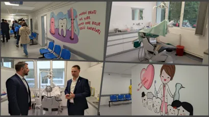 Župan Maru&scaron;ić obi&scaron;ao je bjelovarsku stomatologiju/ Foto: Deni Marčinković