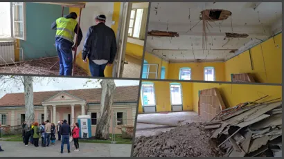 Počela obnova &scaron;este povijesne zgrade u sredi&scaron;tu Bjelovara/ Foto: Deni Marčinković