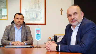 Gradonačelnik Damir Lneniček i predsjednik Uprave Pivovare Daruvar Davor Žnegač