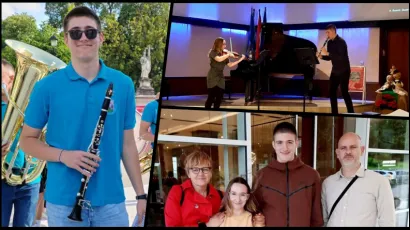 Roko je uzor mnogoj djeci koja tek kreću s glazbenim obrazovanjem/Foto: Martina Čapo, Privatni album