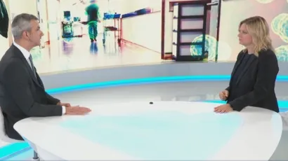 Zoran Baru&scaron;ić, zamjenik ravnateljice Klinike za infektivne bolesti/Foto: HRT<br>