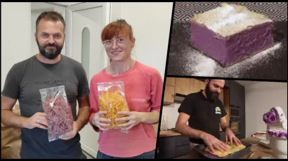 Sven i Karolina rasturaju u poljoprivrednoj proizvodnji batata, ali i u njegovoj preradi/Foto: Martina Čapo; RTL