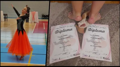 Amelie je jo&scaron; jednom dokazala koliko ples može biti težak i zahtjevan/Foto: Plesni klub H8