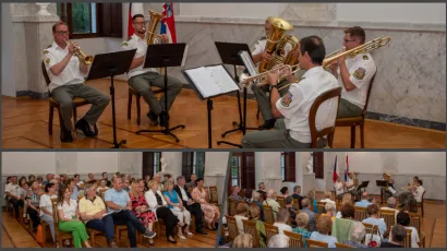 Sjajni glazbenici odu&scaron;evili su nastupom u Zavičajnom muzeju/ Foto: Predrag Uskoković/Grad Daruvar