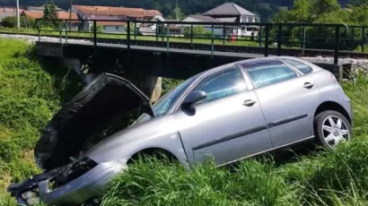 Automobil se kretao iz smjera Malog Trojstva prema Velikom Trojstvu/Foto: Čitatelj