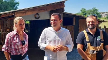  /Sandra Cerjanec, Dario Hrebak i Sven Perec Foto: Grad Bjelovar