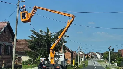 Raddnici HEP-a neumorno su radili kako bi svim kućanstvima vratili električnu energiju/Foto: Nikica Puhalo/MojPortal.hr