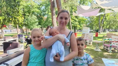 Lana i Leon starija su Elizabetina djeca koja su također dojena/Foto: Martina Čapo