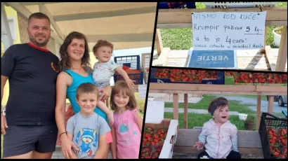 Samoposlužni &scaron;tand obitelji Ku&scaron;ić malo koga ostavlja ravnodu&scaron;nim/Foto: Privatni album