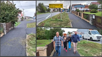 Zavr&scaron;ena je izgradnja nogostupa na Križevačkoj cesti u Bjelovaru/ Foto: Deni Marčinković
