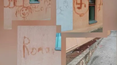 Uni&scaron;tena fasada/ Foto: Če&scaron;ka beseda Prekopakra