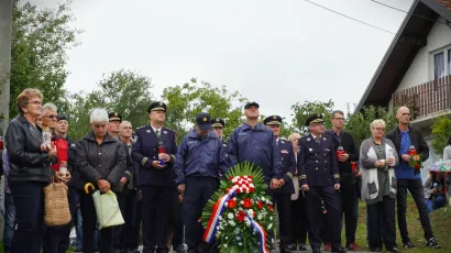 Obilježavanje stradavanja branitelja i pripadnika Odreda narodne za&scaron;tite u Doljanima/Foto: Nikica Puhalo/MojPortal.hr