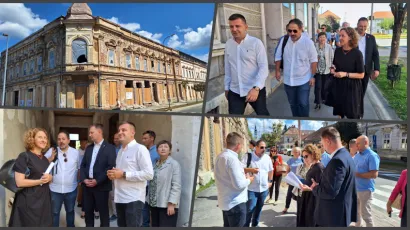 Ministrica je posjetila zgrade u sredi&scaron;tu grada/ Foto: Deni Marčinković