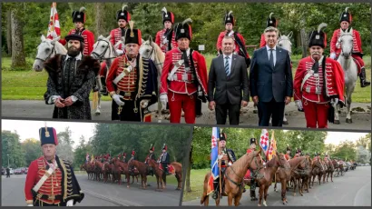 Za Bjelovarske husare ovo je velika čast/ Foto: Varaždinska županija/ Ivanka Vrhovnik