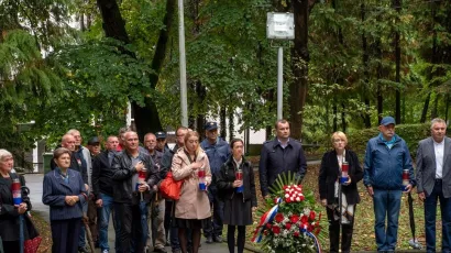 Komemoracija kod Spomenika braniteljima Daruvara/ Foto: Grad Daruvar/Predrag Uskoković
