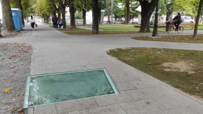 Novo staklu u park je postavljeno dva dana prije proslave Dana Grada/Foto: Martina Čapo