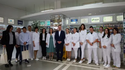 Marko Maru&scaron;ić prvi je župan koji je posjetio ovu ljekarnu, kaže ravnateljica/ Foto: BBŽ