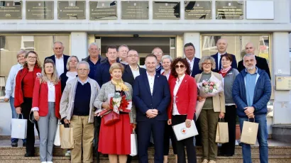 Župan Maru&scaron;ić primio je darivatelje koji su krv dobrovoljni darivali preko 100 puta/ Foto: BBŽ