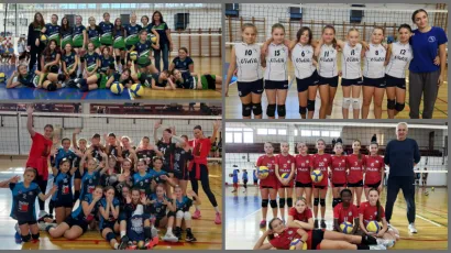 Prvi krug županijskog natjecanja u maloj i mini odbojci privukao stotinjak djevojčica/ Foto: ŽOK Čazma