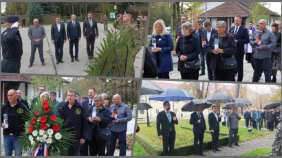 Odana počast hrvatskim braniteljima i civilima poginulim u Domovinskom ratu/ Foto: BBŽ